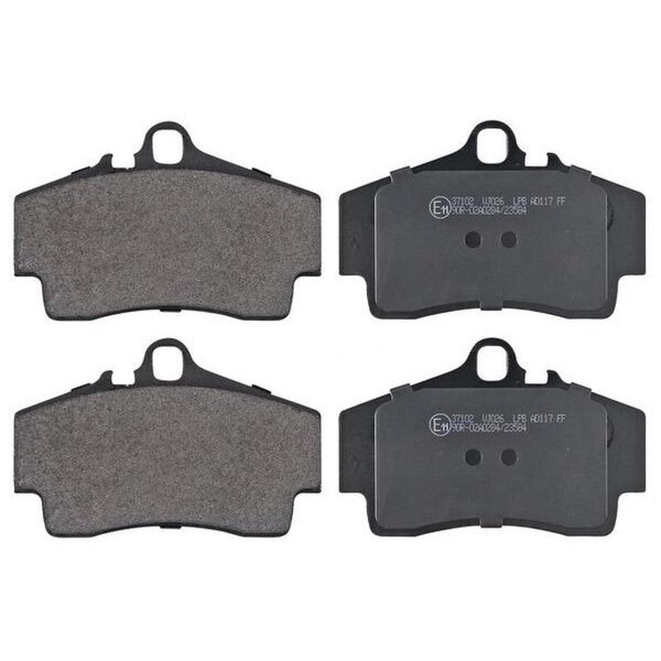 Brake pad set for wear warning indicator 16 mm A.B.S. for PORSCHE 911 and others