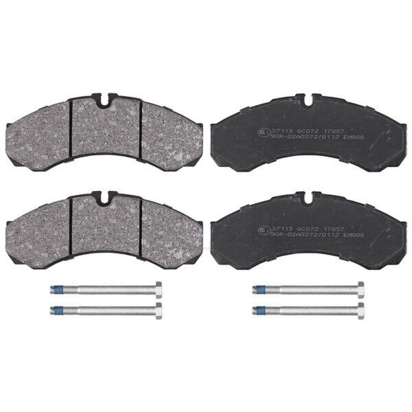 Brake pad set for wear warning indicator 20.3 mm A.B.S. for IVECO DAILY
