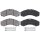 Brake pad set for wear warning indicator 20.3 mm A.B.S. for IVECO DAILY