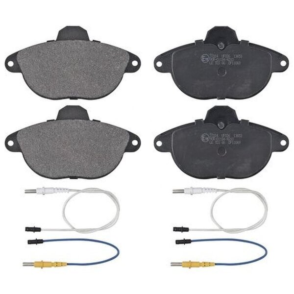 Brake pad set incl. wear warning contact 17 mm A.B.S. for CITROËN XANTIA