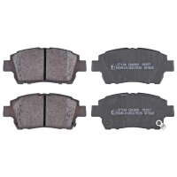 Brake pad set with wear warning 16.5 mm A.B.S. for TOYOTA...
