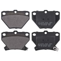 Brake pad set with wear warning 14 mm A.B.S. for TOYOTA...