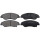 Brake pad set with wear warning 16 mm A.B.S. for KIA SPORTAGE and others