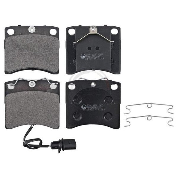 Brake pad set with wear sensor 18 mm A.B.S. for e.g. VW TRANSPORTER