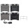 Brake pad set with wear sensor 18 mm A.B.S. for e.g. VW TRANSPORTER