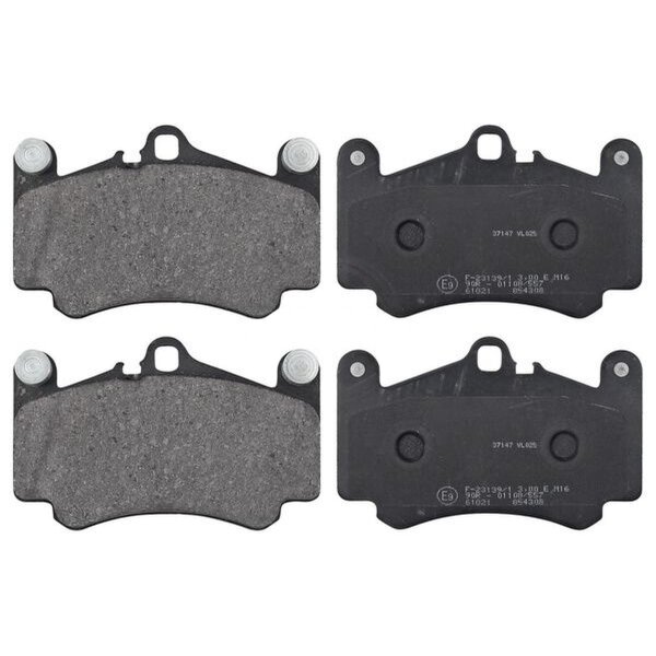 Brake pad set for wear warning indicator 17 mm A.B.S. for PORSCHE 911 and others