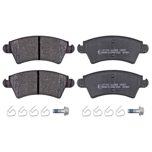 Brake pad set without wear sensor 18 mm A.B.S. for CITROËN XSARA and others