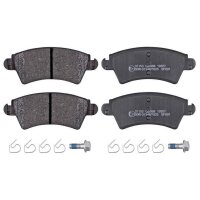 Brake pad set without wear sensor 18 mm A.B.S. for...