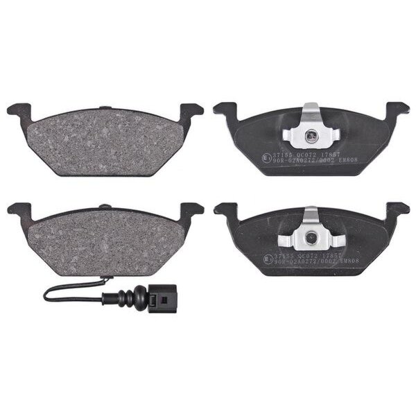 Brake pad set with integrated wear sensor 19.2 mm A.B.S. for AUDI A3 and others