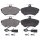 Bremsbelagsatz, Scheibenbremse 19,6 mm LUCAS/TRW A.B.S. für u.a. AUDI A4 Avant