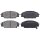 Bremsbelagsatz Scheibenbremse vorne A.B.S. für HONDA CIVIC VII Hatchback
