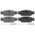 Brake pad set without wear sensor 17.8 mm A.B.S. for JAGUAR S-TYPE and others