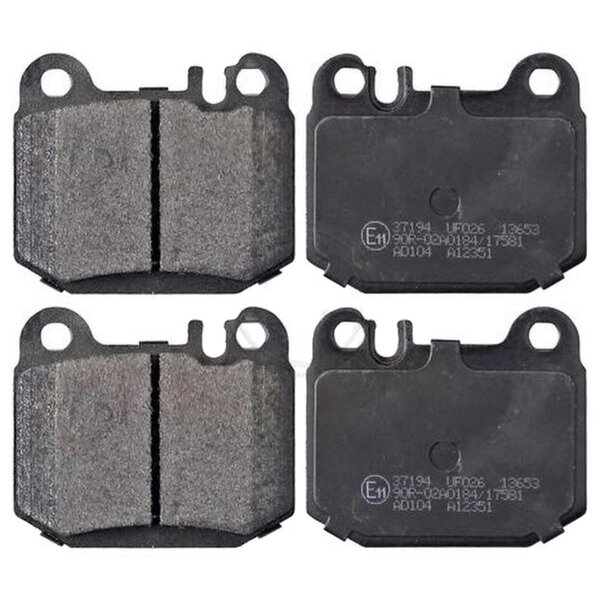 Brake pad set for wear warning indicator 16 mm A.B.S. for MB M-CLASS and others