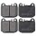 Brake pad set for wear warning indicator 16 mm A.B.S. for MB M-CLASS and others