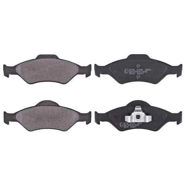 Brake pad set without wear sensor 18.8 mm A.B.S. for FORD FIESTA and others