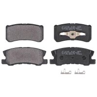 Brake pad set with wear warning 15.3 mm A.B.S. for e.g....