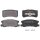Brake pad set with wear warning 15.3 mm A.B.S. for e.g. MITSUBISHI ASX