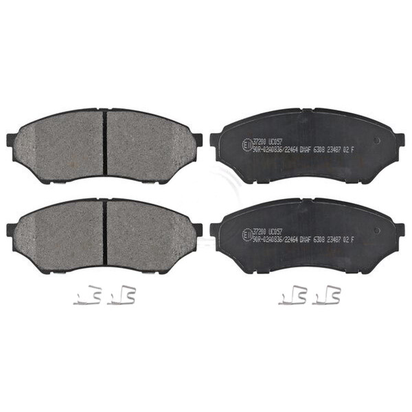 Bremsbelagsatz mit Verschleißwarnung 15,4 mm A.B.S. für MITSUBISHI PAJERO