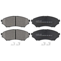 Bremsbelagsatz mit Verschleißwarnung 15,4 mm A.B.S....