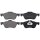 Brake pad set without wear sensor 17 mm A.B.S. for NISSAN PRIMERA and others