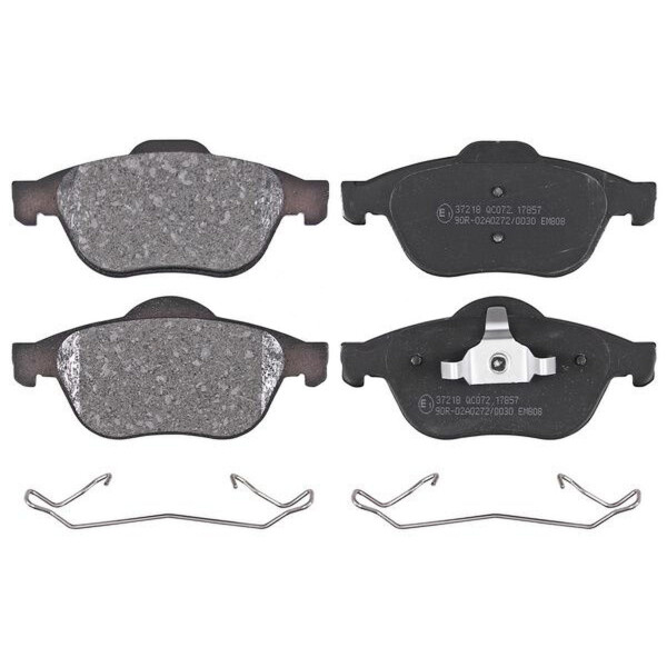 Brake pad set without wear sensor 18.5 mm A.B.S. for e.g. RENAULT LAGUNA