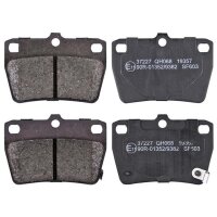 Brake pad set with wear warning 14 mm A.B.S. for TOYOTA...
