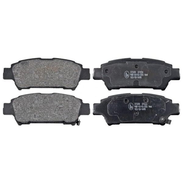 Brake pad set with wear warning 16.5 mm A.B.S. for TOYOTA AVENSIS and others
