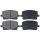 Brake pad set without audible wear warning 16.8 mm A.B.S. for TOYOTA