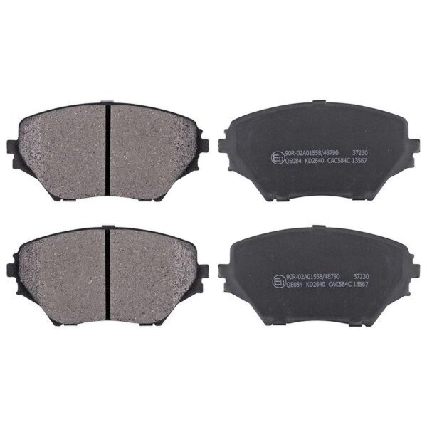 Brake pad set without integrated wear sensor 17.5 mm A.B.S. for TOYOTA RAV