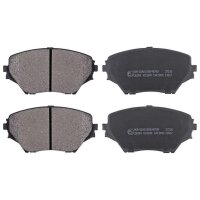 Brake pad set without integrated wear sensor 17.5 mm...