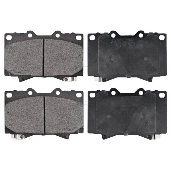 Brake pad set with wear warning 17.5 mm A.B.S. for e.g. TOYOTA LAND