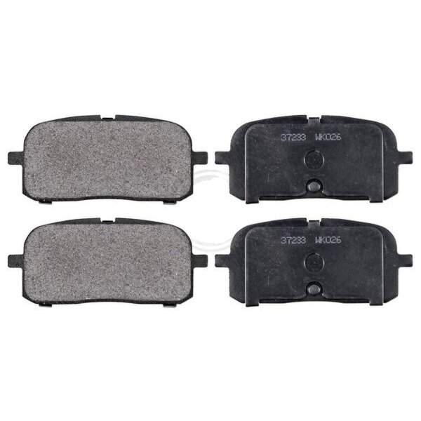 Brake pad set without wear sensor 12.5 mm A.B.S. for TOYOTA PASEO