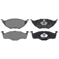 Brake pad set without integrated wear sensor 14.3 mm...