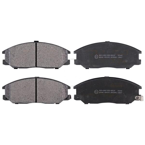 Brake pad set with wear warning 16.7 mm A.B.S. for HYUNDAI SANTA and others