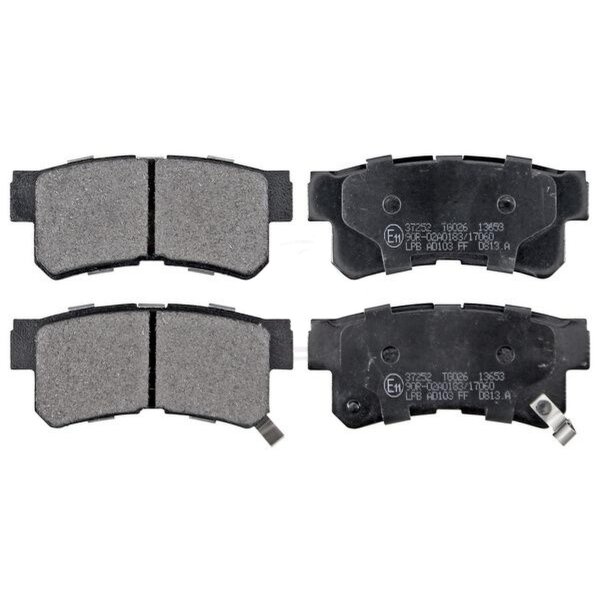 Brake pad set with wear warning 15.8 mm A.B.S. for HYUNDAI SONATA and others