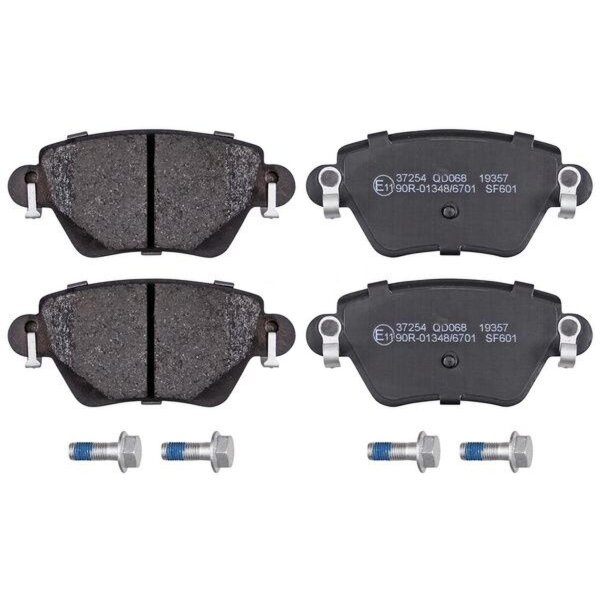 Brake pad set without wear sensor 16.2 mm A.B.S. for FORD MONDEO and others