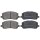 Brake pad set with wear warning 18.6 mm A.B.S. for LEXUS RX and others