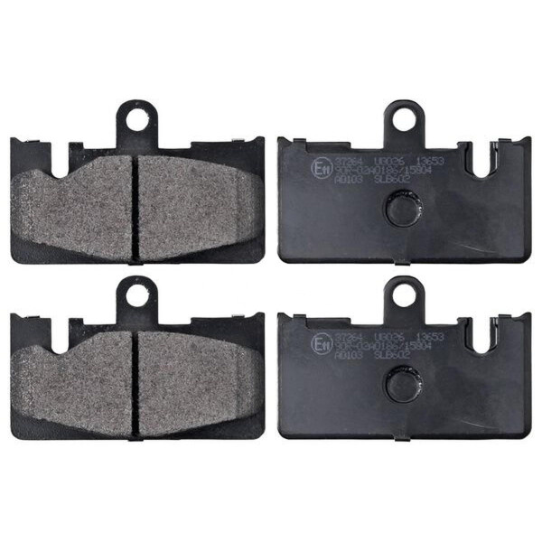 Brake pad set for wear warning indicator prepared 14.8 mm A.B.S. for LEXUS LS