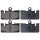 Brake pad set for wear warning indicator prepared 14.8 mm A.B.S. for LEXUS LS