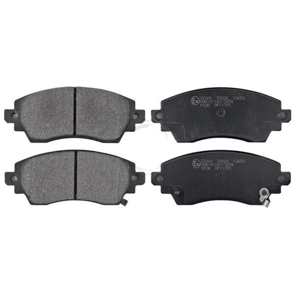 Brake pad set with wear warning 17.7 mm A.B.S. for TOYOTA COROLLA and others