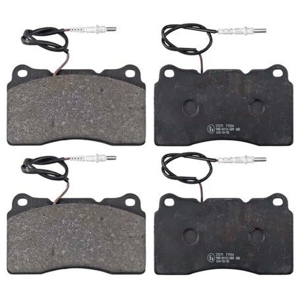 Brake pad set with wear sensor 15.8 mm A.B.S. for PEUGEOT 607 and others