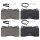 Brake pad set with wear sensor 15.8 mm A.B.S. for PEUGEOT 607 and others