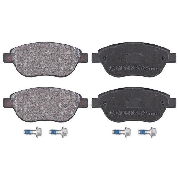 Brake pad set without wear sensor 19.3 mm A.B.S. for CITROËN C4 and others