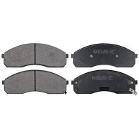 Brake pad set with wear warning 16.2 mm A.B.S. for KIA...