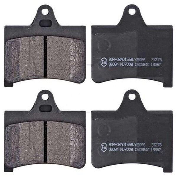 Brake pad set without wear sensor 15.2 mm A.B.S. for e.g. CITROËN C5