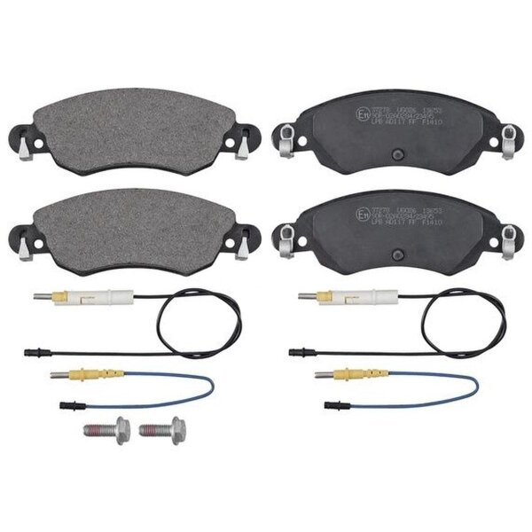 Brake pad set incl. wear warning contact 17 mm A.B.S. for e.g. CITROËN C5