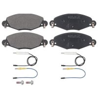 Brake pad set incl. wear warning contact 18 mm A.B.S. for...