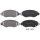 Brake pad set with wear warning 18.5 mm A.B.S. for FORD TRANSIT and others
