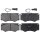 Brake pad set with integrated wear sensor 18 mm A.B.S. for IVECO DAILY