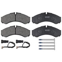 Brake pad set incl. wear warning contact 17.1 mm A.B.S....